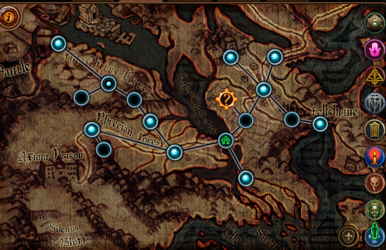Act 2 route map