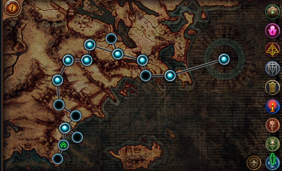 Act 6 route map